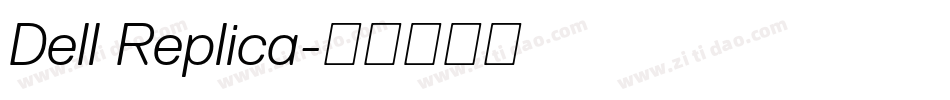 Dell Replica字体转换
